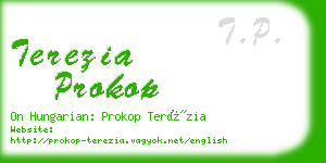 terezia prokop business card